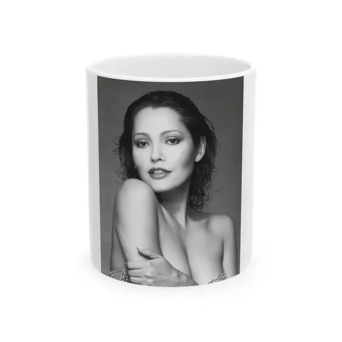 Barbara Carrera #114 (Vintage Female Icon) White Coffee Mug 11oz - Go Mug Yourself