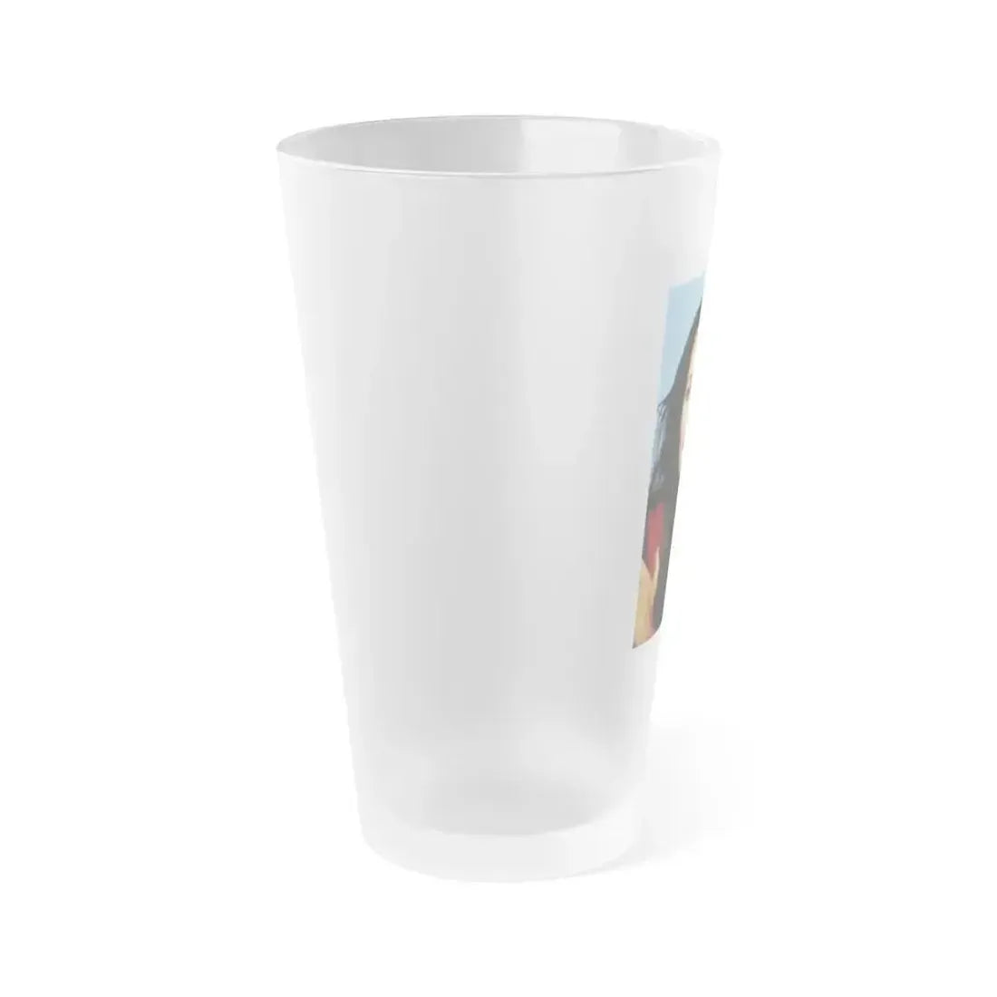 Barbara Carrera #117 (Vintage Female Icon) Frosted Pint Glass 16oz - Go Mug Yourself