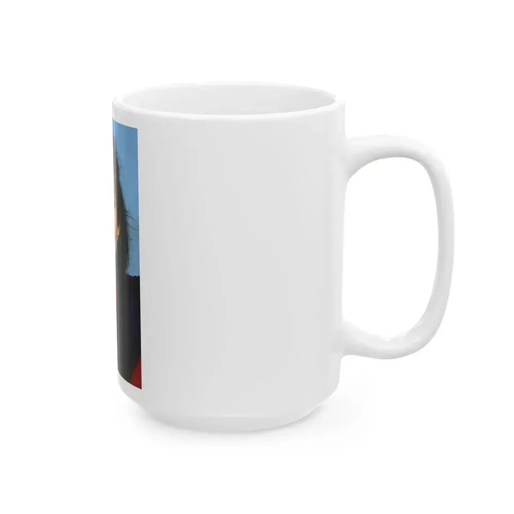 Barbara Carrera #117 (Vintage Female Icon) White Coffee Mug - Go Mug Yourself