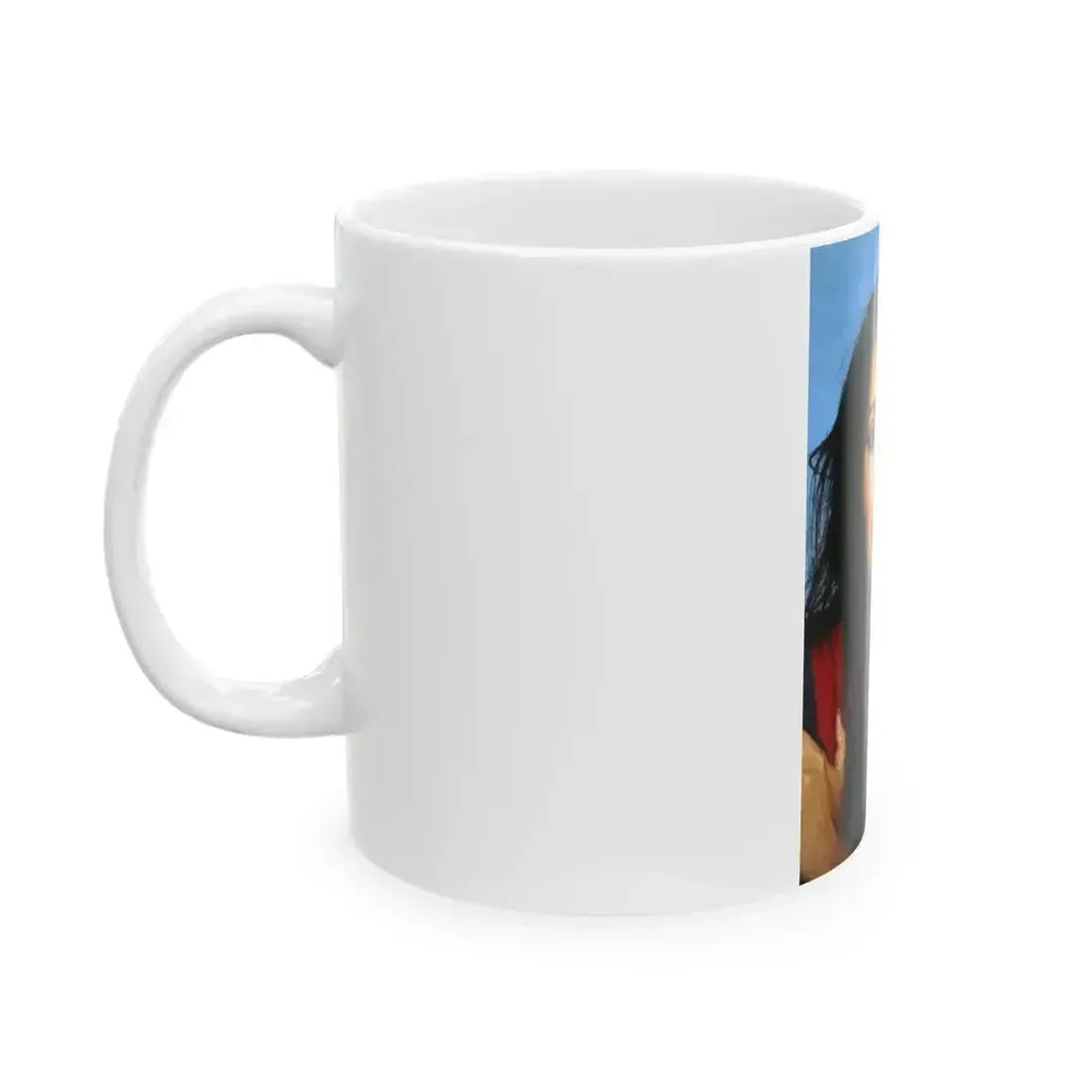 Barbara Carrera #117 (Vintage Female Icon) White Coffee Mug - Go Mug Yourself