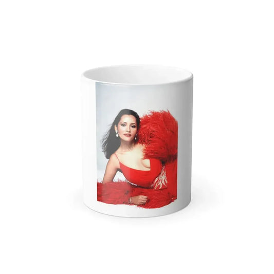 Barbara Carrera #120 (Vintage Female Icon) Color Changing Mug 11oz 11oz - Go Mug Yourself