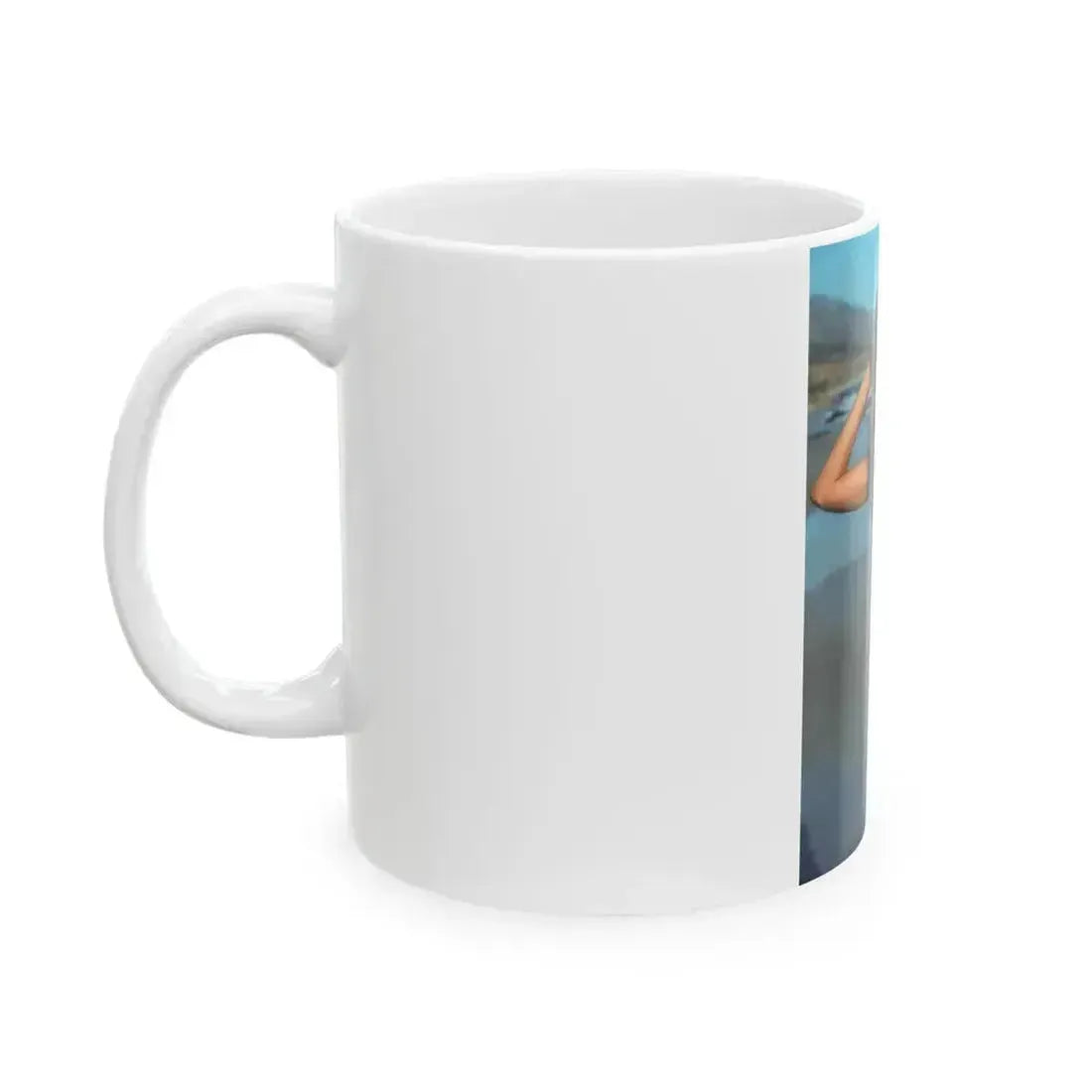 Barbara Carrera #127 (Vintage Female Icon) White Coffee Mug - Go Mug Yourself