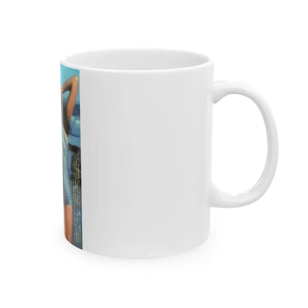 Barbara Carrera #127 (Vintage Female Icon) White Coffee Mug - Go Mug Yourself