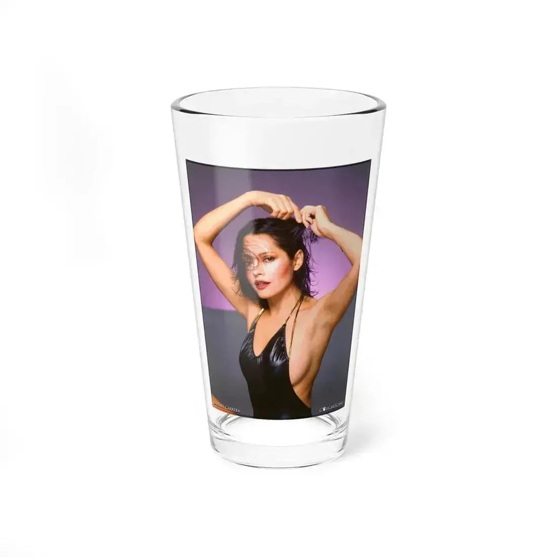 Barbara Carrera #15 (Vintage Female Icon) Pint Glass 16oz 16oz - Go Mug Yourself
