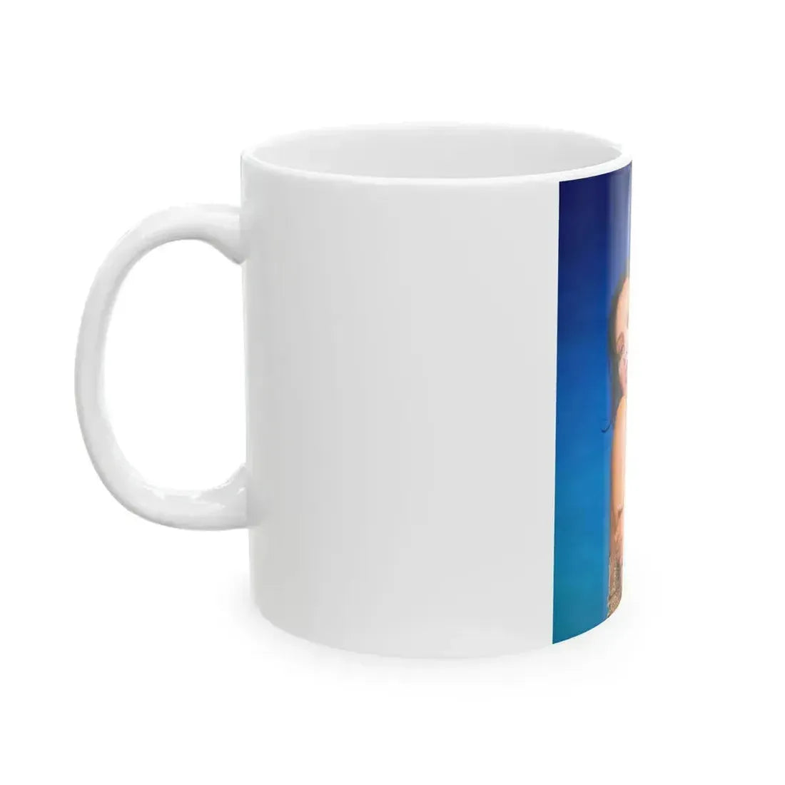 Barbara Carrera #34 (Vintage Female Icon) White Coffee Mug - Go Mug Yourself