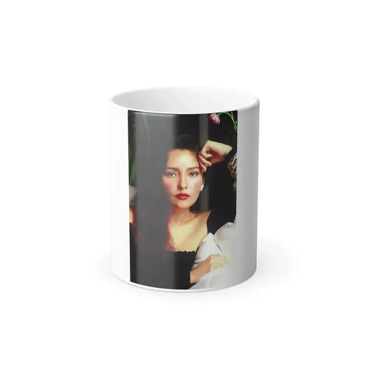 Barbara Carrera #64 (Vintage Female Icon) Color Changing Mug 11oz 11oz - Go Mug Yourself