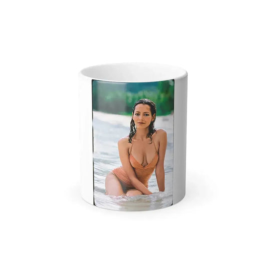 Barbara Carrera #67 (Vintage Female Icon) Color Changing Mug 11oz 11oz - Go Mug Yourself