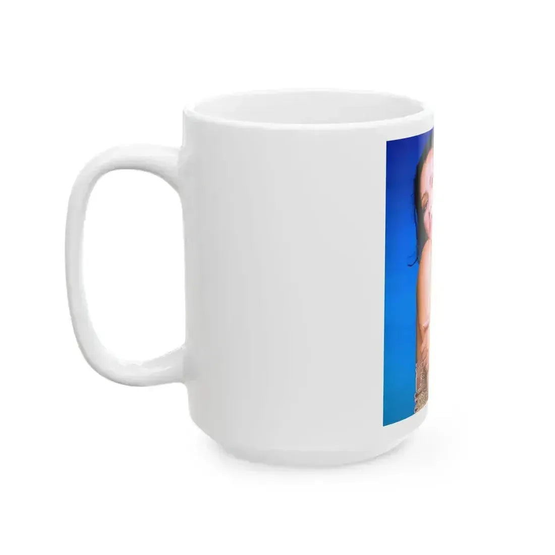 Barbara Carrera #68 (Vintage Female Icon) White Coffee Mug - Go Mug Yourself