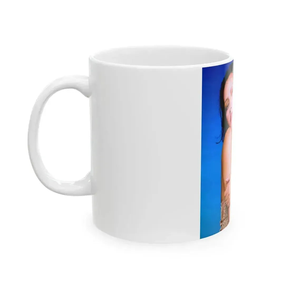 Barbara Carrera #68 (Vintage Female Icon) White Coffee Mug - Go Mug Yourself