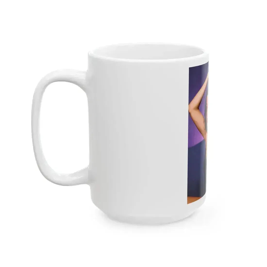 Barbara Carrera #76 (Vintage Female Icon) White Coffee Mug - Go Mug Yourself