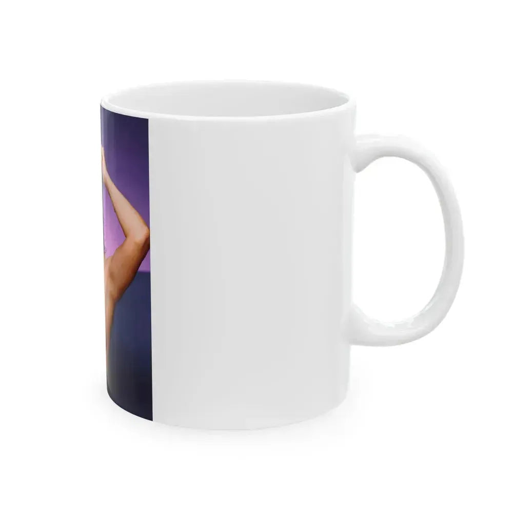 Barbara Carrera #76 (Vintage Female Icon) White Coffee Mug - Go Mug Yourself