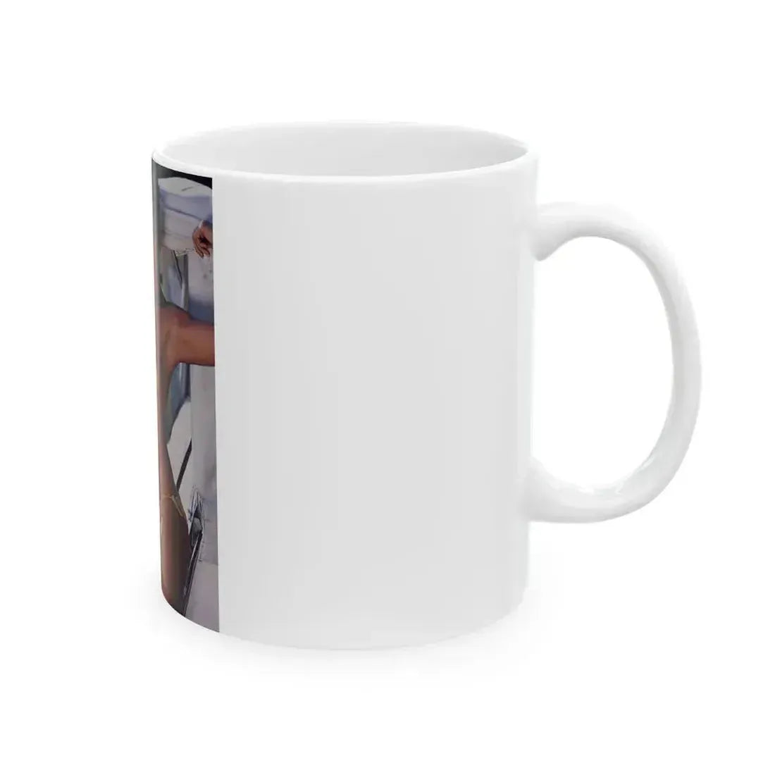 Barbara Carrera #79 - Playboy Mag. March '82 Photo (Vintage Female Icon) White Coffee Mug - Go Mug Yourself