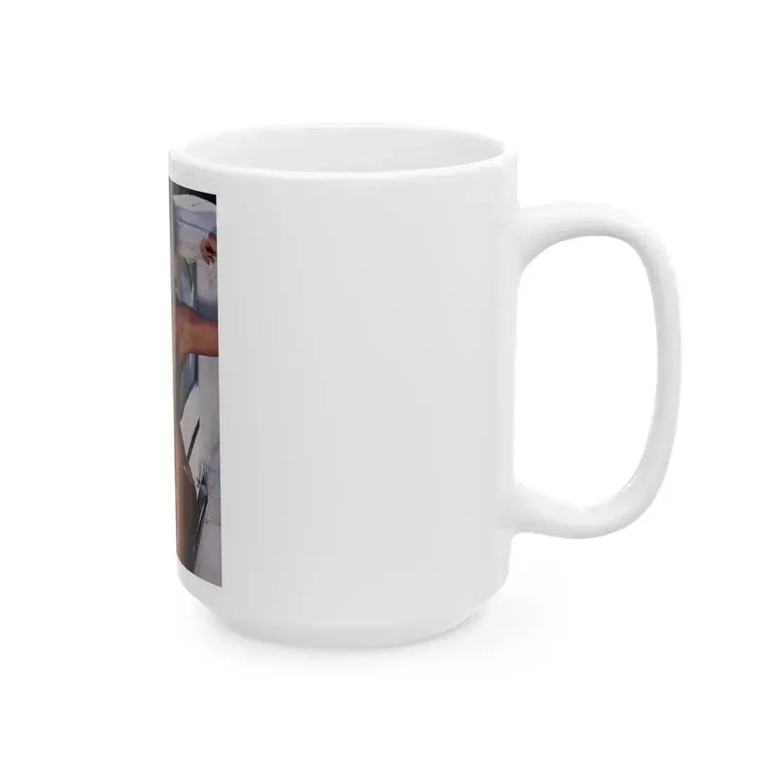 Barbara Carrera #79 - Playboy Mag. March '82 Photo (Vintage Female Icon) White Coffee Mug - Go Mug Yourself