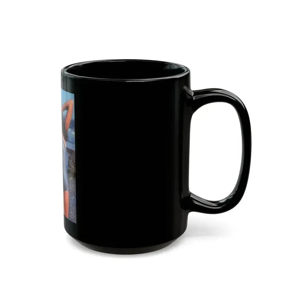 Barbara Carrera #82 (Vintage Female Icon) Black Coffee Mug - Go Mug Yourself