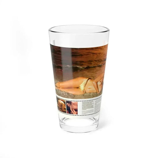 Barbara Carrera #92 (Vintage Female Icon) Pint Glass 16oz 16oz - Go Mug Yourself