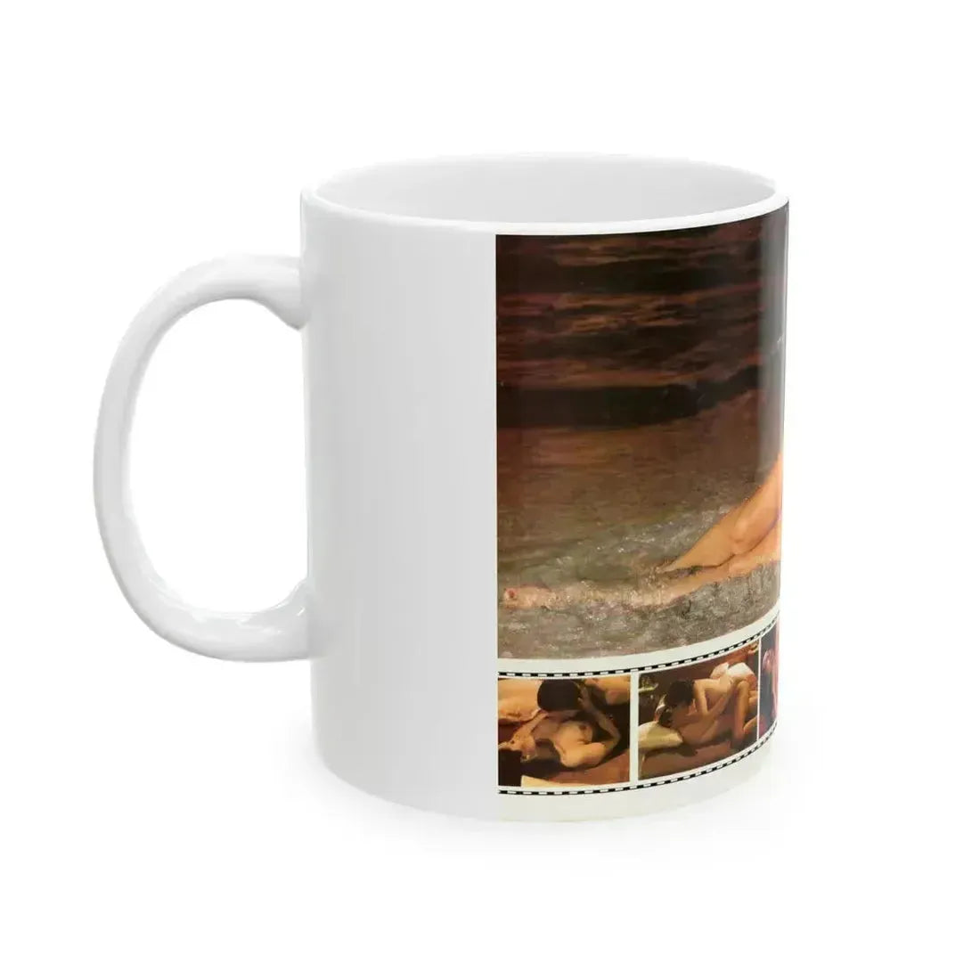 Barbara Carrera #92 (Vintage Female Icon) White Coffee Mug - Go Mug Yourself