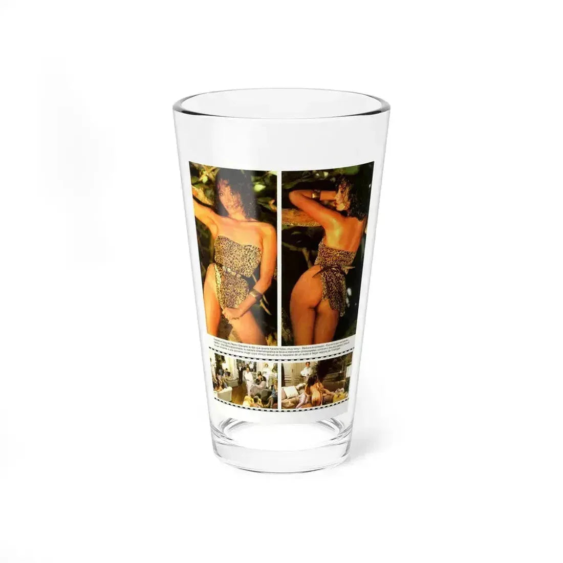 Barbara Carrera #93 (Vintage Female Icon) Pint Glass 16oz 16oz - Go Mug Yourself