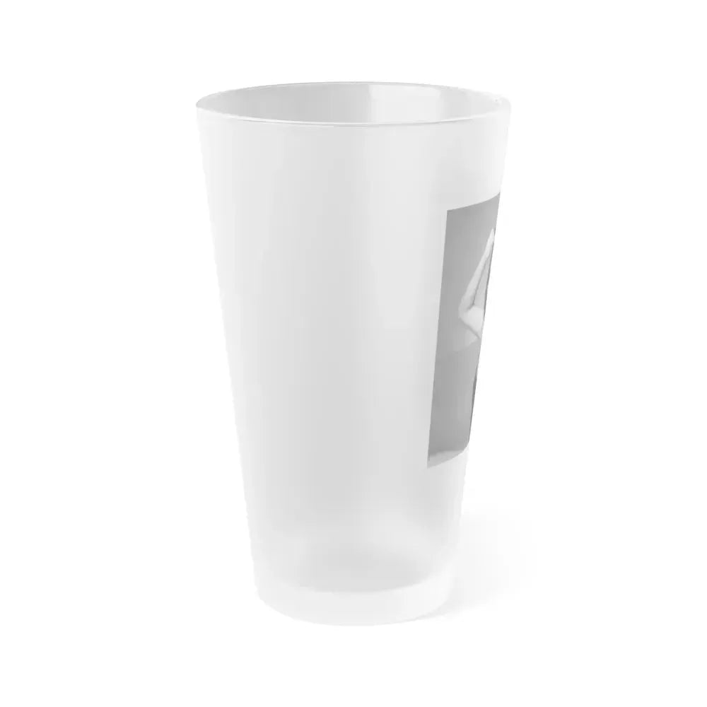 Barbara Carrera #94 (Vintage Female Icon) Frosted Pint Glass 16oz - Go Mug Yourself