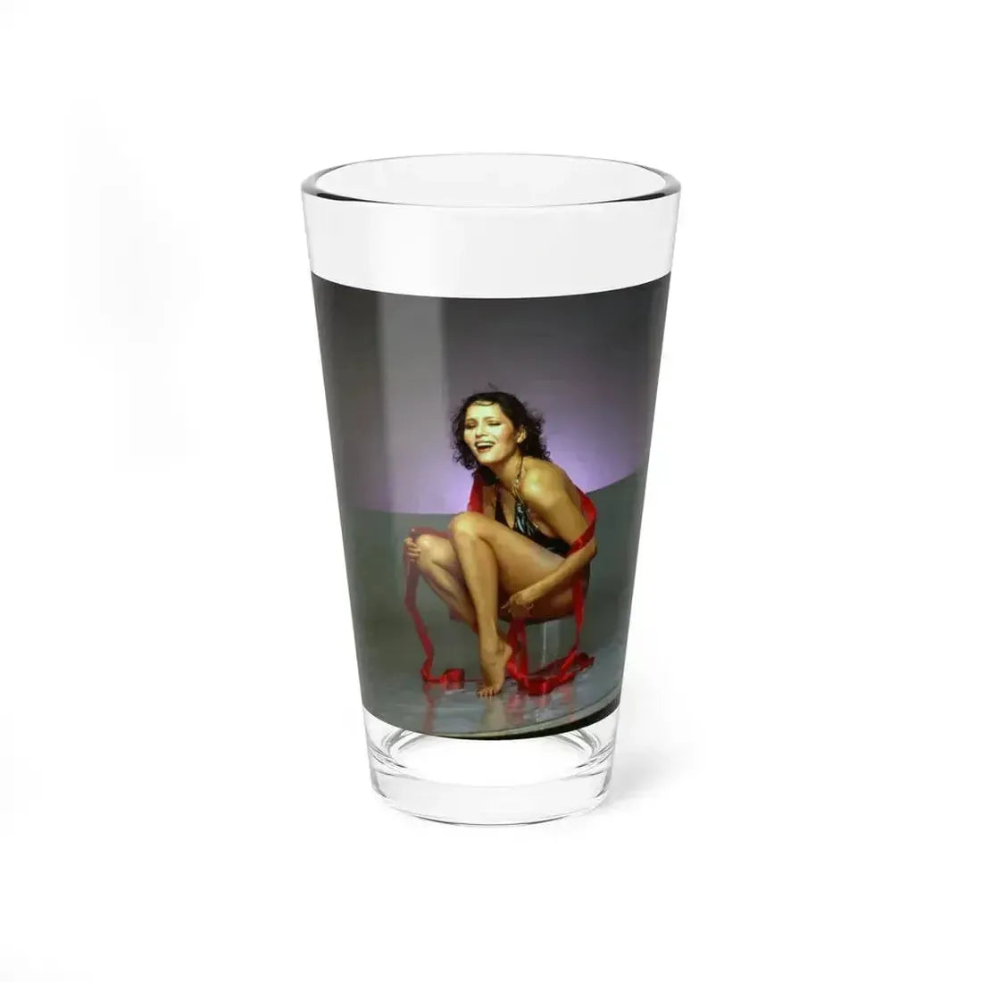 Barbara Carrera #95 (Vintage Female Icon) Pint Glass 16oz 16oz - Go Mug Yourself