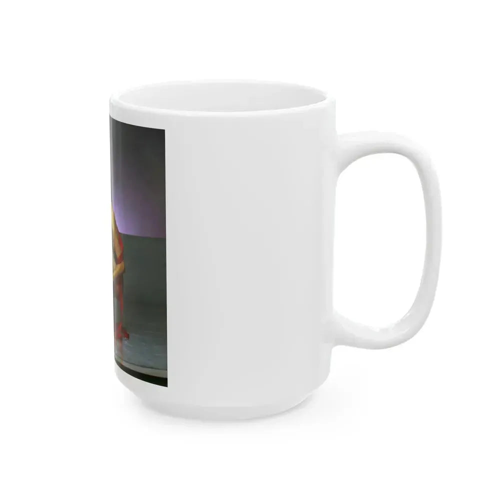 Barbara Carrera #95 (Vintage Female Icon) White Coffee Mug - Go Mug Yourself