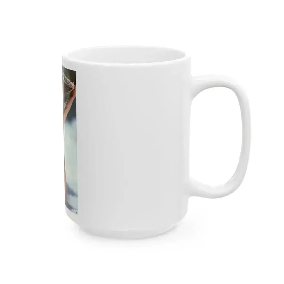 Barbara Carrera #98 - Topless (Vintage Female Icon) White Coffee Mug - Go Mug Yourself