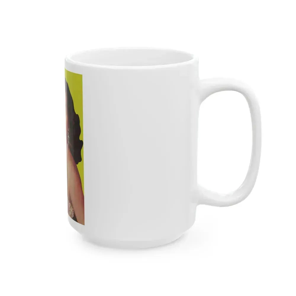 Barbara Darrow #11 (Vintage Female Icon) White Coffee Mug - Go Mug Yourself