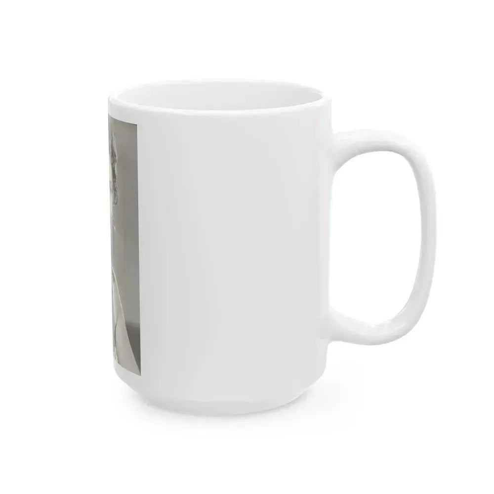 Barbara Darrow #16 (Vintage Female Icon) White Coffee Mug - Go Mug Yourself