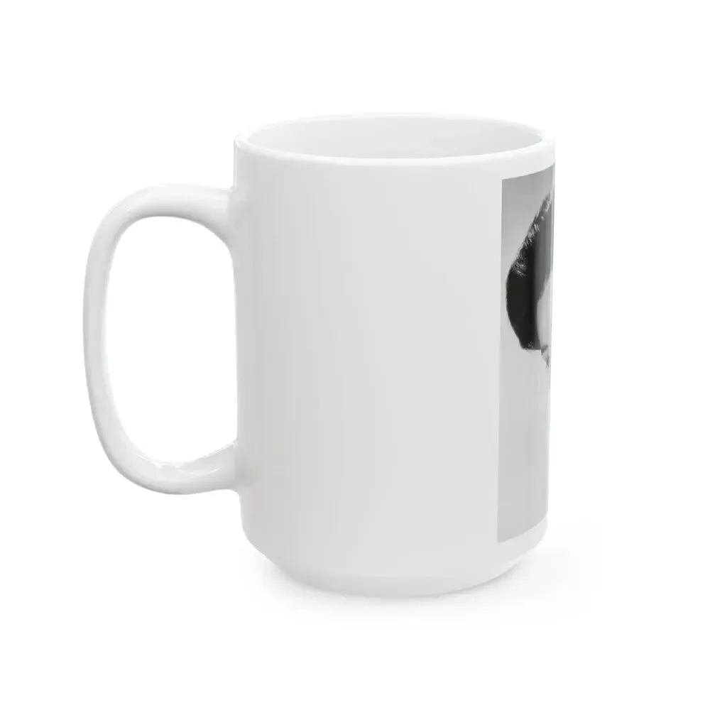 Barbara Darrow #17 (Vintage Female Icon) White Coffee Mug - Go Mug Yourself