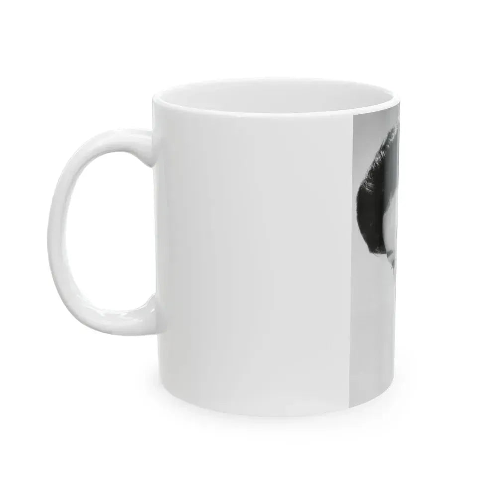 Barbara Darrow #17 (Vintage Female Icon) White Coffee Mug - Go Mug Yourself