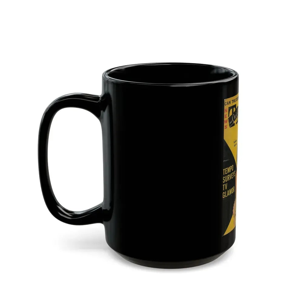 Barbara Darrow #19 - Mag. Cover (Vintage Female Icon) Black Coffee Mug - Go Mug Yourself