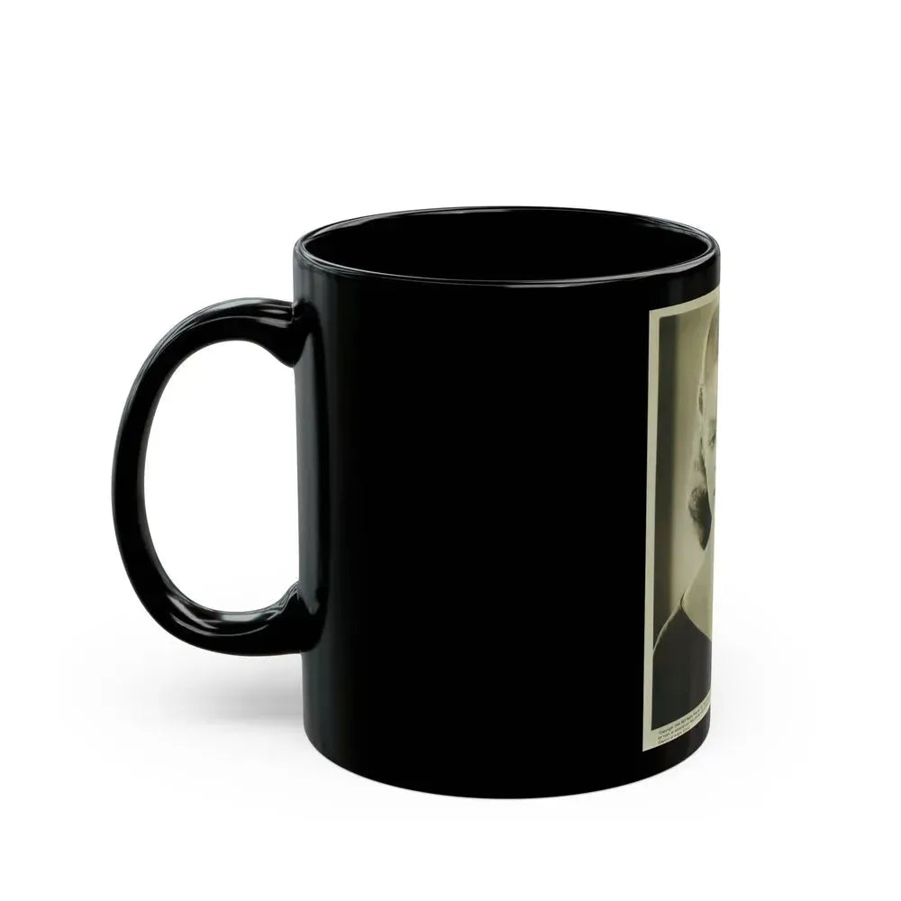 Barbara Darrow #37 (Vintage Female Icon) Black Coffee Mug - Go Mug Yourself