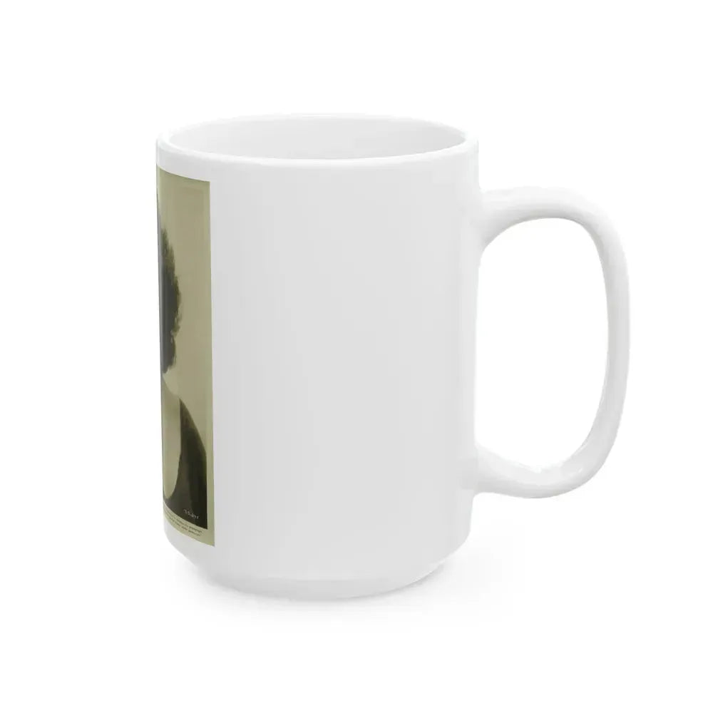 Barbara Darrow #37 (Vintage Female Icon) White Coffee Mug - Go Mug Yourself