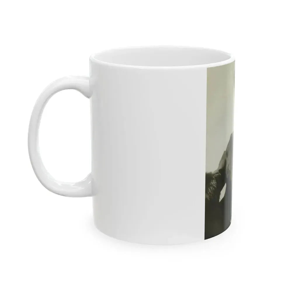 Barbara Darrow #38 (Vintage Female Icon) White Coffee Mug - Go Mug Yourself