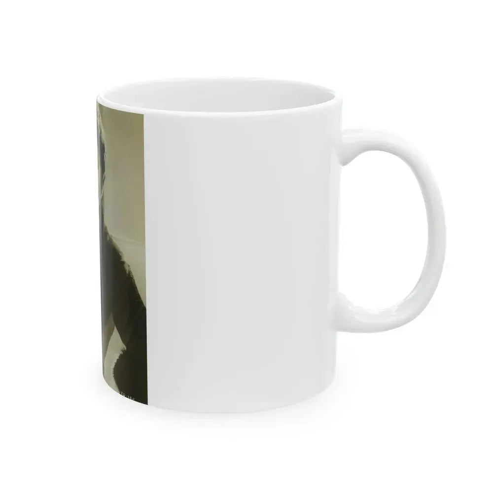Barbara Darrow #38 (Vintage Female Icon) White Coffee Mug - Go Mug Yourself