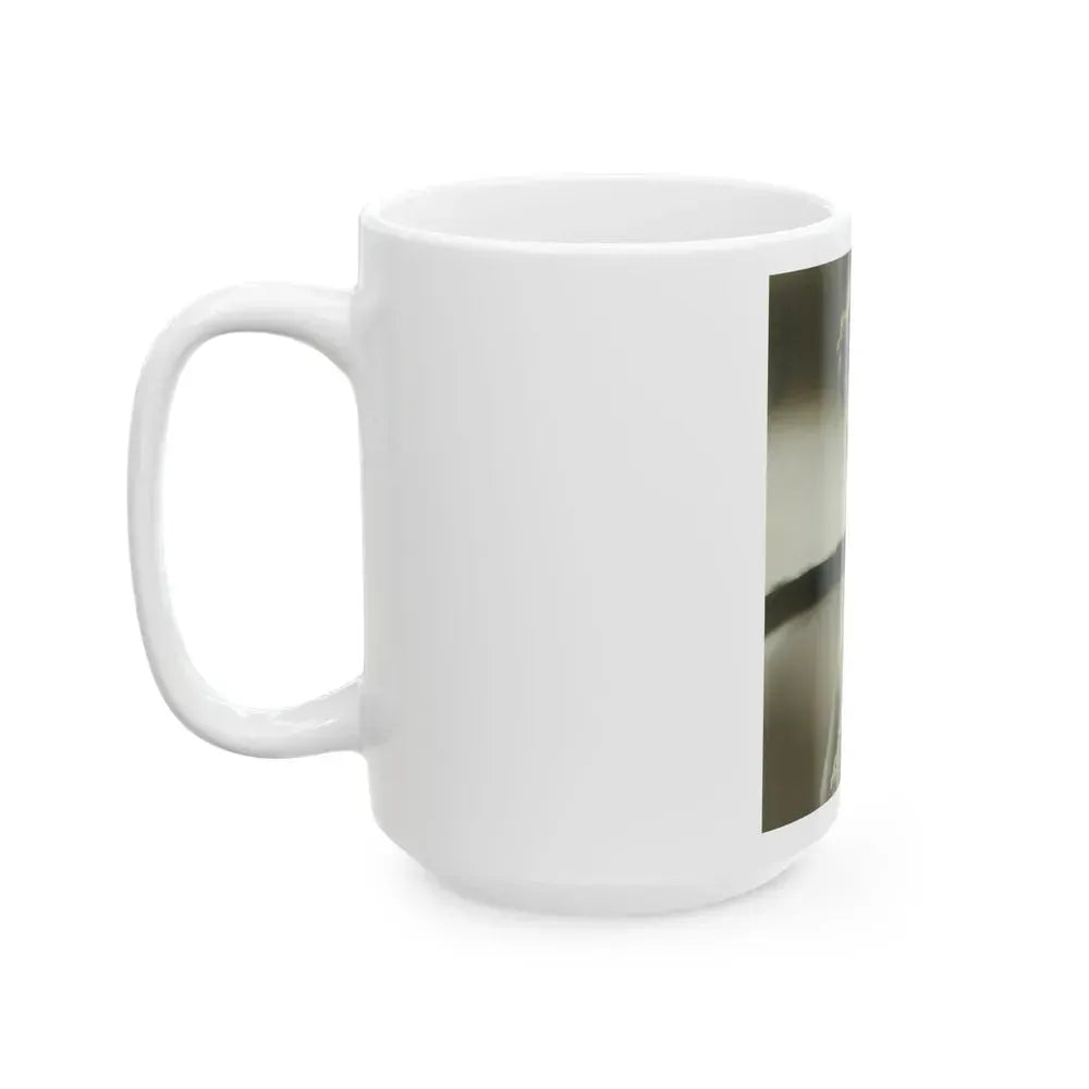 Barbara Darrow #39 (Vintage Female Icon) White Coffee Mug - Go Mug Yourself
