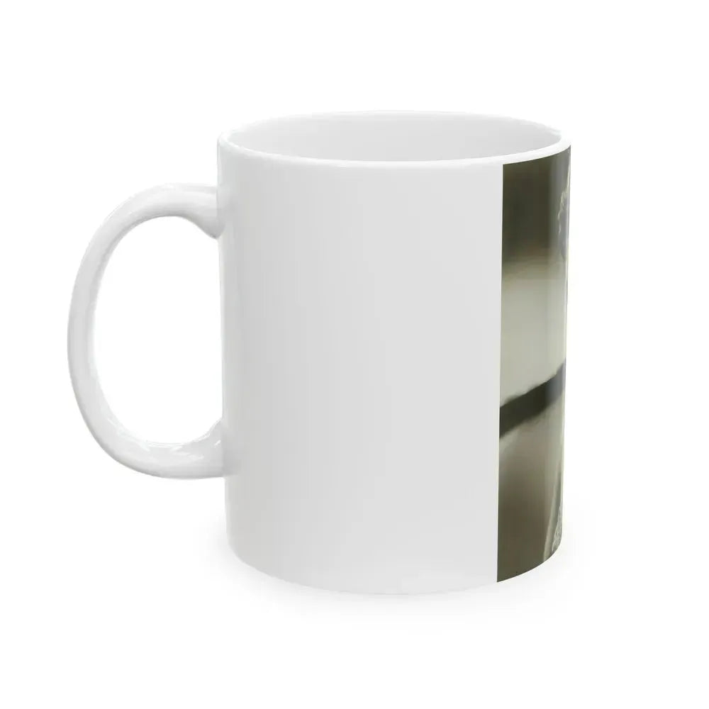 Barbara Darrow #39 (Vintage Female Icon) White Coffee Mug - Go Mug Yourself