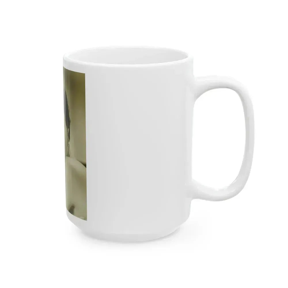 Barbara Darrow #40 (Vintage Female Icon) White Coffee Mug - Go Mug Yourself