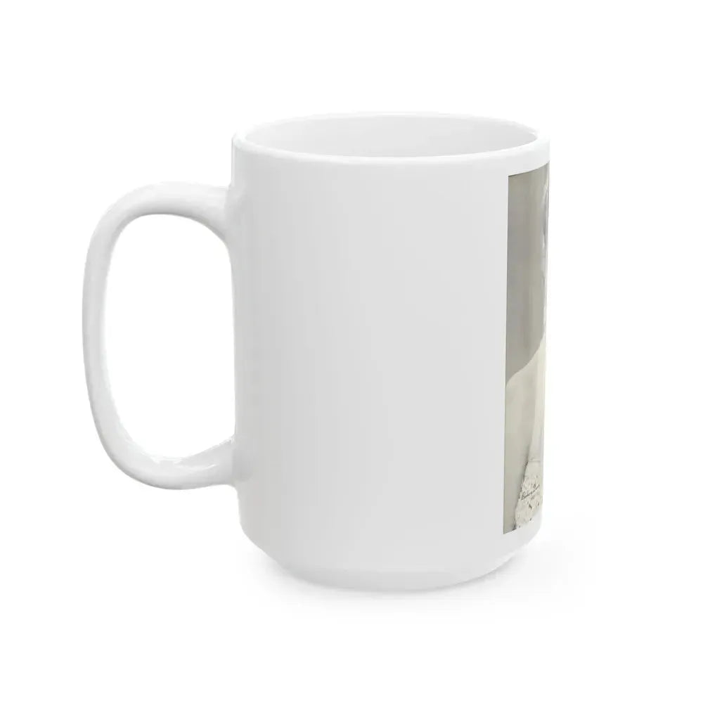 Barbara Darrow #43 (Vintage Female Icon) White Coffee Mug - Go Mug Yourself