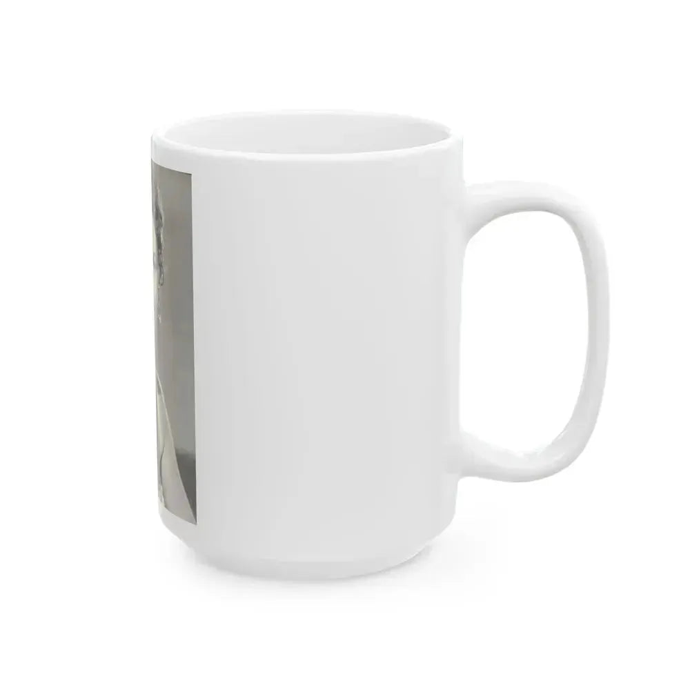 Barbara Darrow #43 (Vintage Female Icon) White Coffee Mug - Go Mug Yourself
