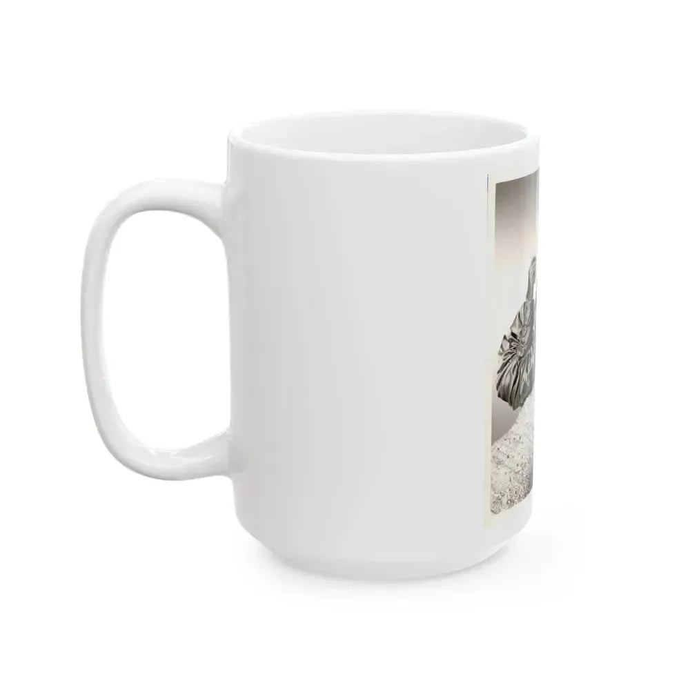 Barbara Darrow #46 (Vintage Female Icon) White Coffee Mug - Go Mug Yourself