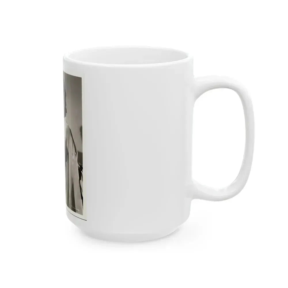 Barbara Darrow #46 (Vintage Female Icon) White Coffee Mug - Go Mug Yourself