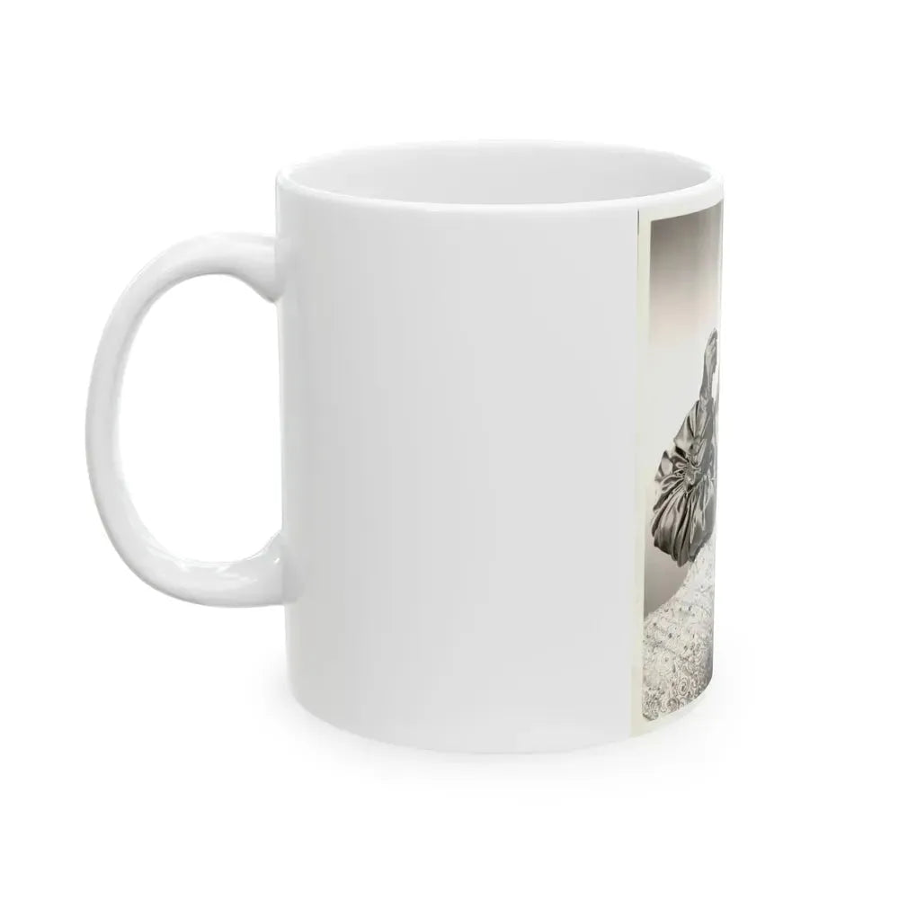 Barbara Darrow #46 (Vintage Female Icon) White Coffee Mug - Go Mug Yourself