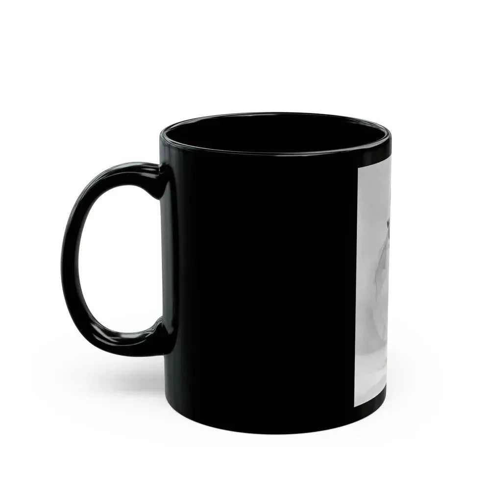 Barbara Lang #22 (Vintage Female Icon) Black Coffee Mug - Go Mug Yourself
