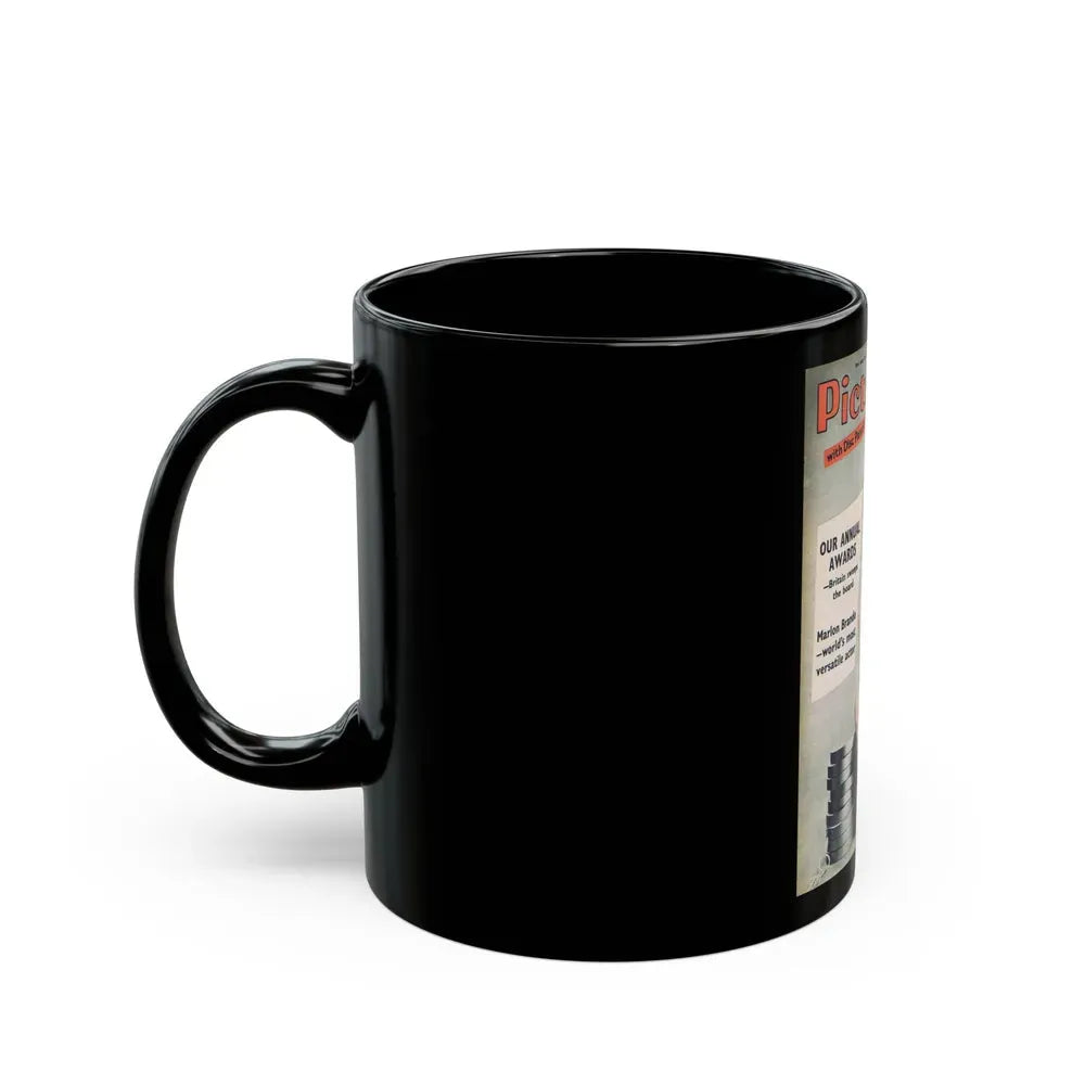 Barbara Lang #32 - Mag. Cover (Vintage Female Icon) Black Coffee Mug - Go Mug Yourself