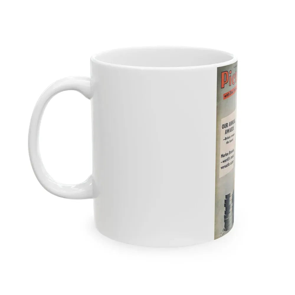Barbara Lang #32 - Mag. Cover (Vintage Female Icon) White Coffee Mug - Go Mug Yourself