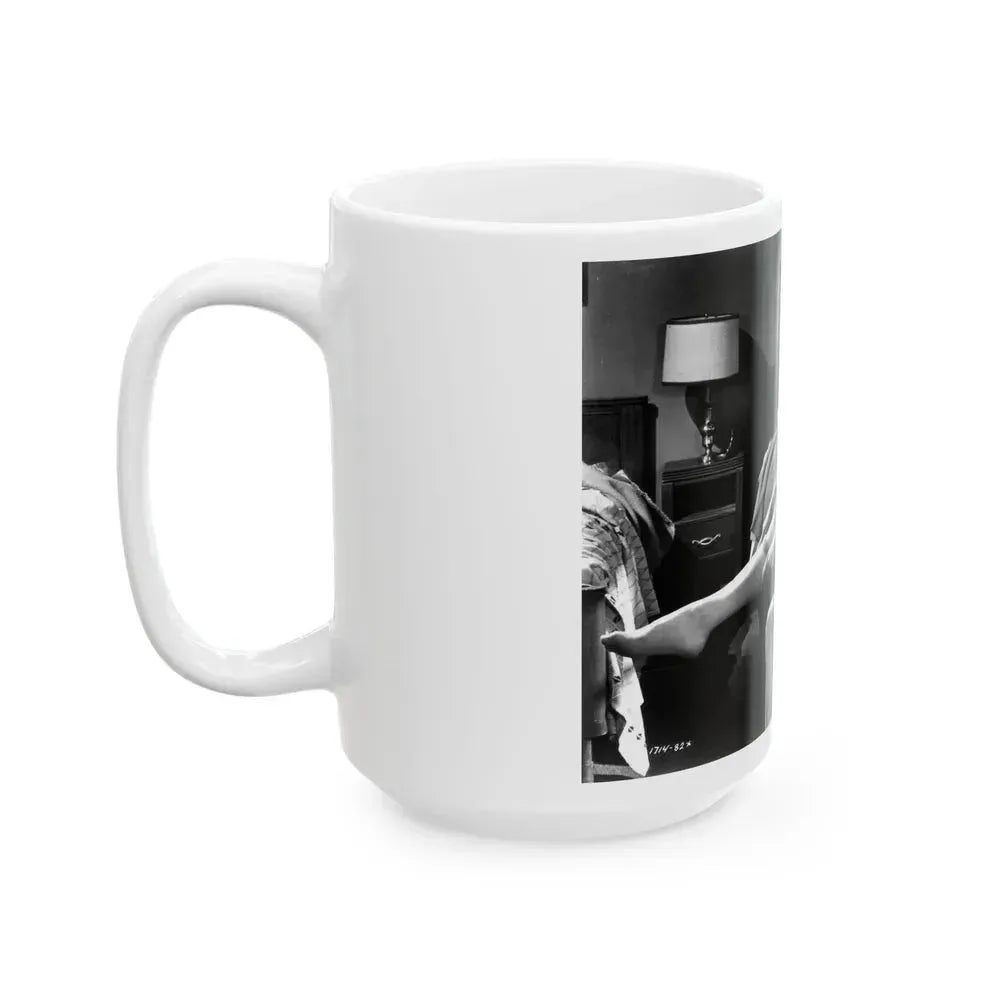 Barbara Lang #33 (Vintage Female Icon) White Coffee Mug - Go Mug Yourself