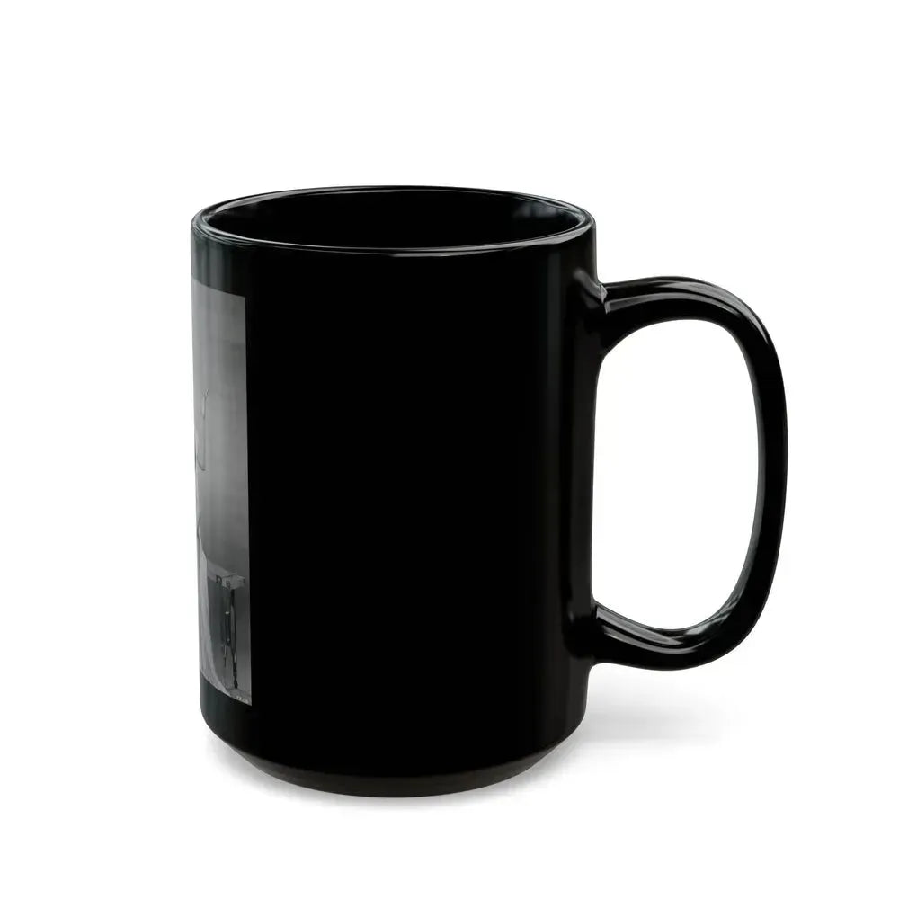 Barbara Lang #35 (Vintage Female Icon) Black Coffee Mug - Go Mug Yourself
