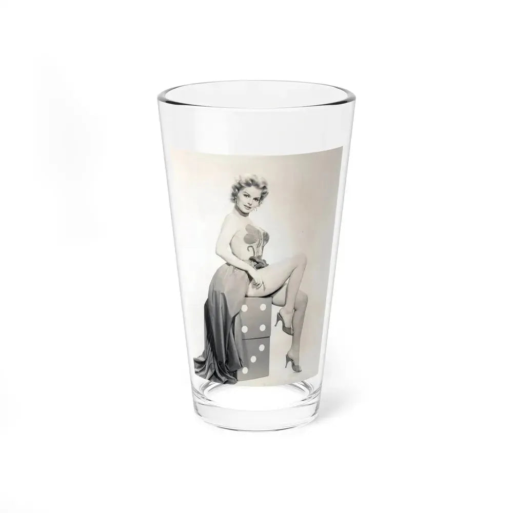 Barbara Lang #36 (Vintage Female Icon) Pint Glass 16oz 16oz - Go Mug Yourself