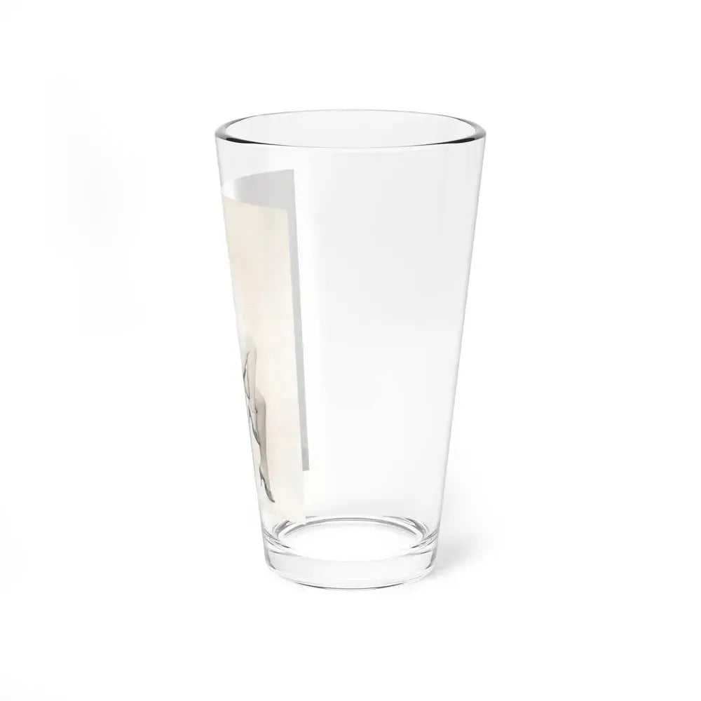 Barbara Lang #36 (Vintage Female Icon) Pint Glass 16oz - Go Mug Yourself
