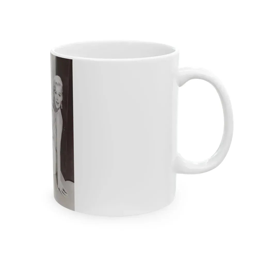 Barbara Lang #37 (Vintage Female Icon) White Coffee Mug - Go Mug Yourself